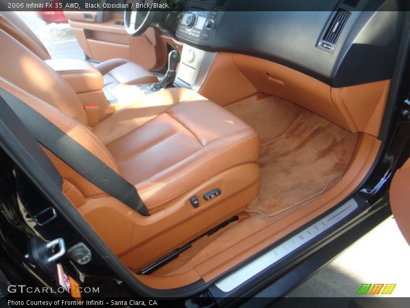 Black Obsidian / Brick/Black 2006 Infiniti FX 35 AWD