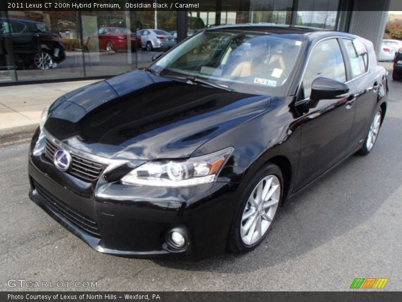 Obsidian Black / Caramel 2011 Lexus CT 200h Hybrid Premium