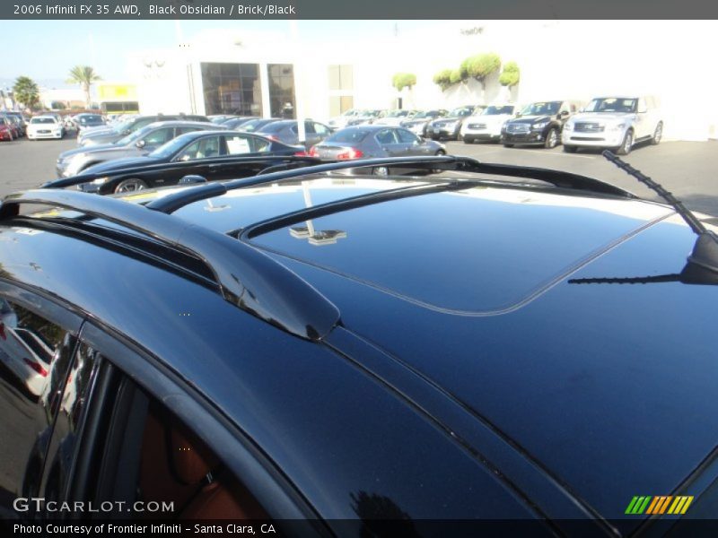 Black Obsidian / Brick/Black 2006 Infiniti FX 35 AWD