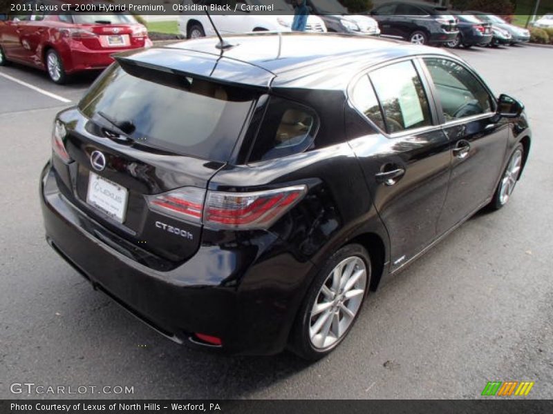Obsidian Black / Caramel 2011 Lexus CT 200h Hybrid Premium