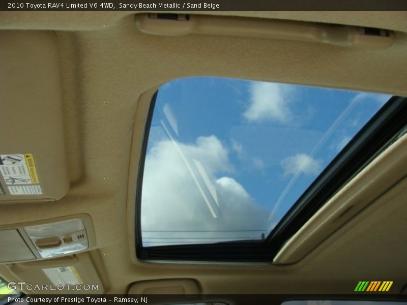 Sandy Beach Metallic / Sand Beige 2010 Toyota RAV4 Limited V6 4WD