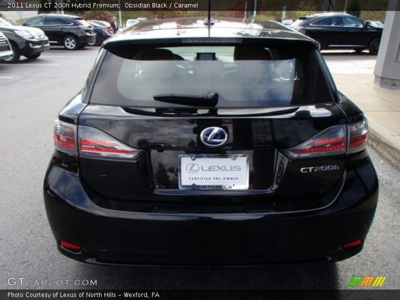Obsidian Black / Caramel 2011 Lexus CT 200h Hybrid Premium