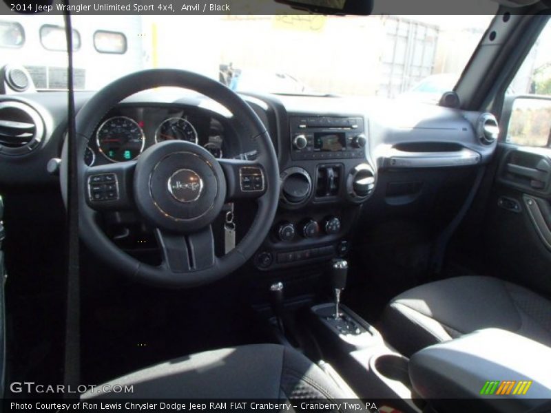 Anvil / Black 2014 Jeep Wrangler Unlimited Sport 4x4