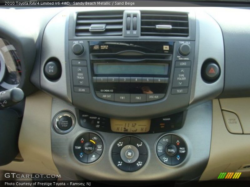Sandy Beach Metallic / Sand Beige 2010 Toyota RAV4 Limited V6 4WD