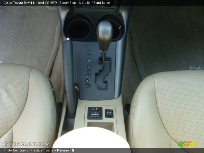 Sandy Beach Metallic / Sand Beige 2010 Toyota RAV4 Limited V6 4WD