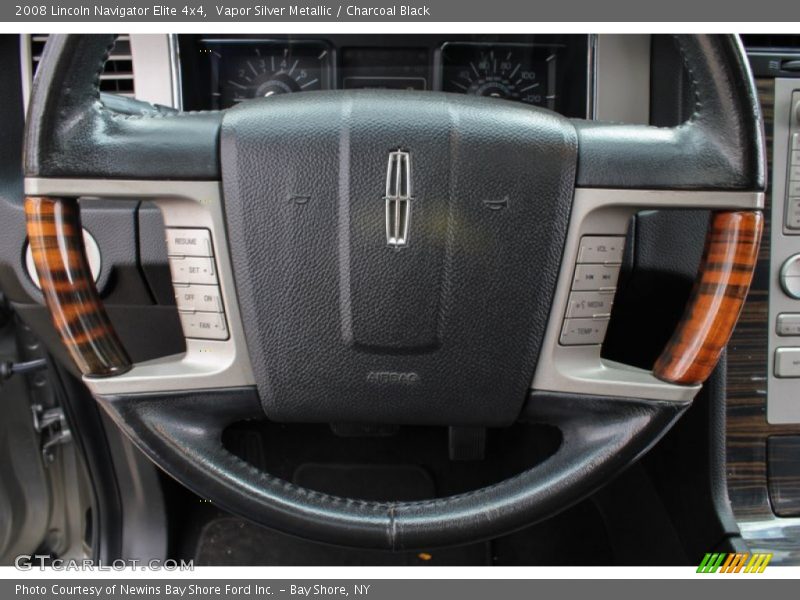 Vapor Silver Metallic / Charcoal Black 2008 Lincoln Navigator Elite 4x4