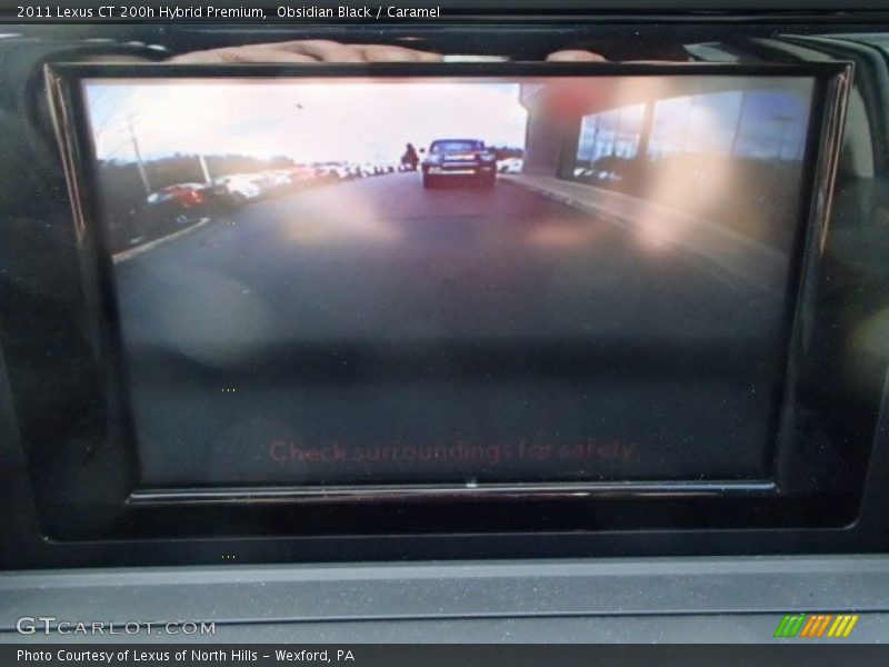 Obsidian Black / Caramel 2011 Lexus CT 200h Hybrid Premium