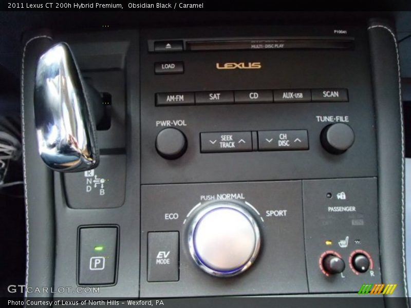 Obsidian Black / Caramel 2011 Lexus CT 200h Hybrid Premium