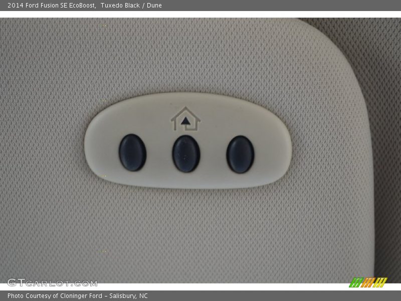 Tuxedo Black / Dune 2014 Ford Fusion SE EcoBoost