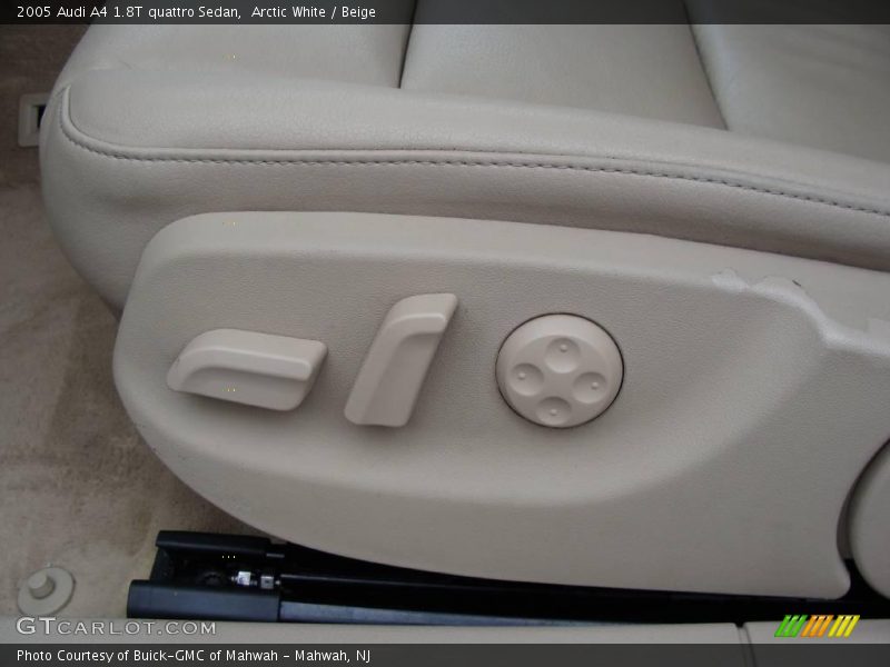 Arctic White / Beige 2005 Audi A4 1.8T quattro Sedan