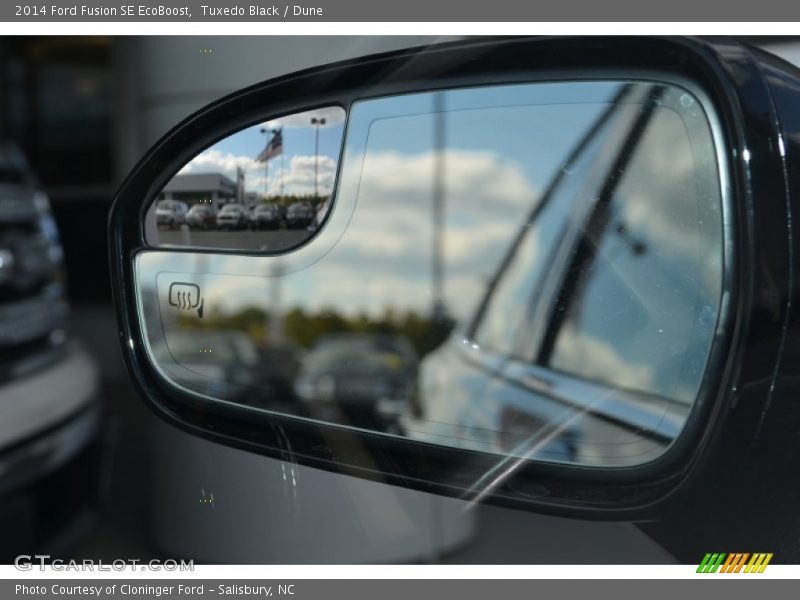 Tuxedo Black / Dune 2014 Ford Fusion SE EcoBoost