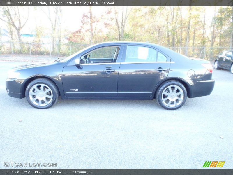 Tuxedo Black Metallic / Dark Charcoal 2009 Lincoln MKZ Sedan