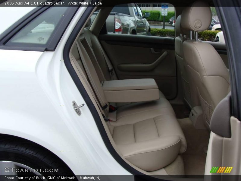 Arctic White / Beige 2005 Audi A4 1.8T quattro Sedan