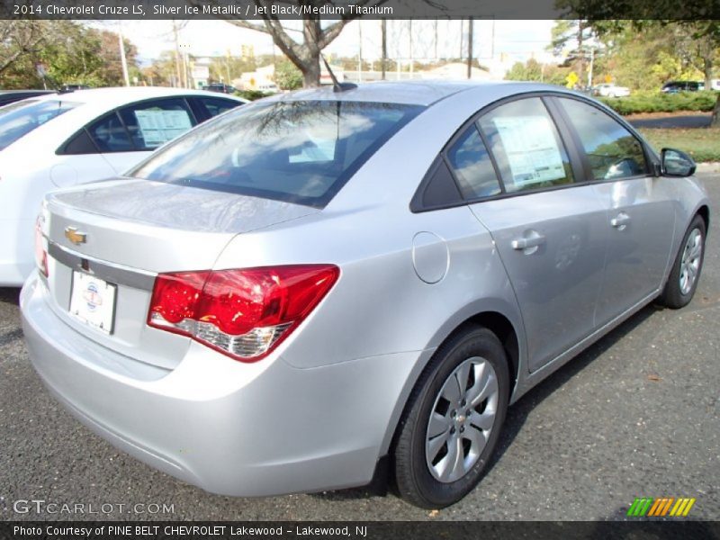 Silver Ice Metallic / Jet Black/Medium Titanium 2014 Chevrolet Cruze LS