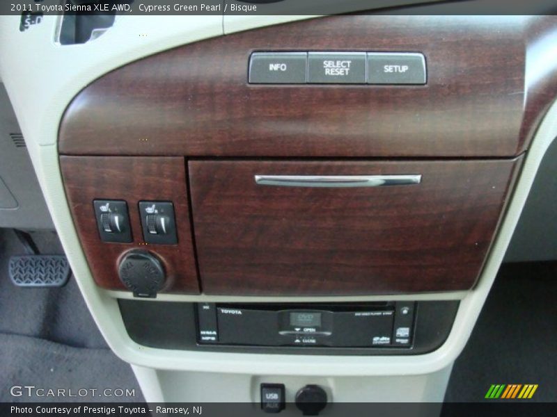Cypress Green Pearl / Bisque 2011 Toyota Sienna XLE AWD
