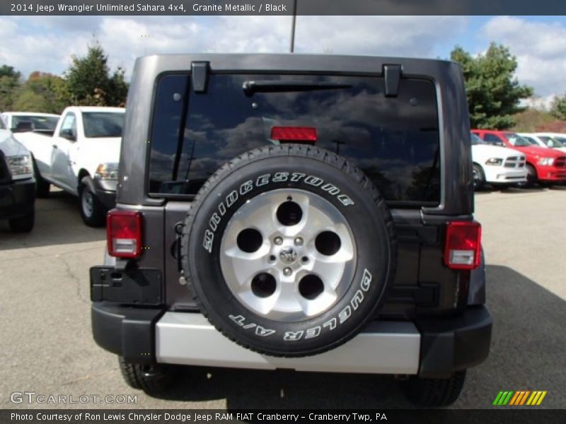 Granite Metallic / Black 2014 Jeep Wrangler Unlimited Sahara 4x4