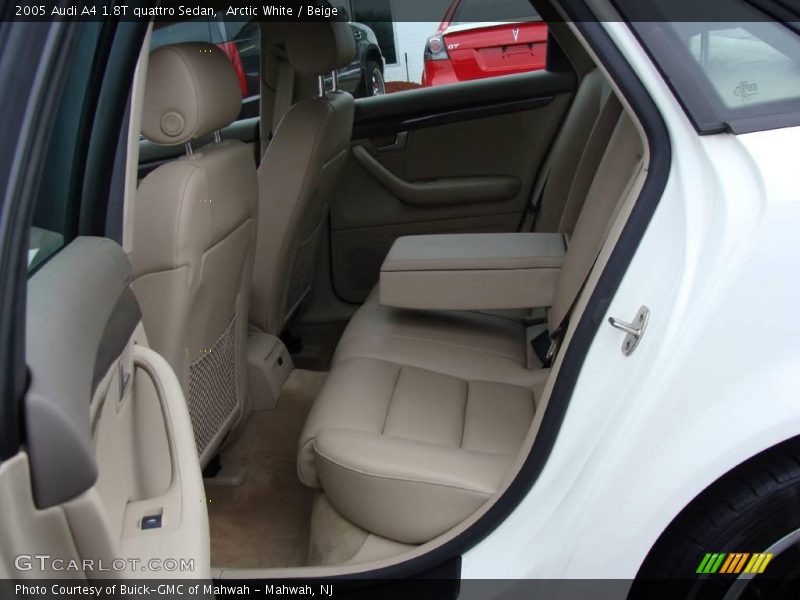 Arctic White / Beige 2005 Audi A4 1.8T quattro Sedan