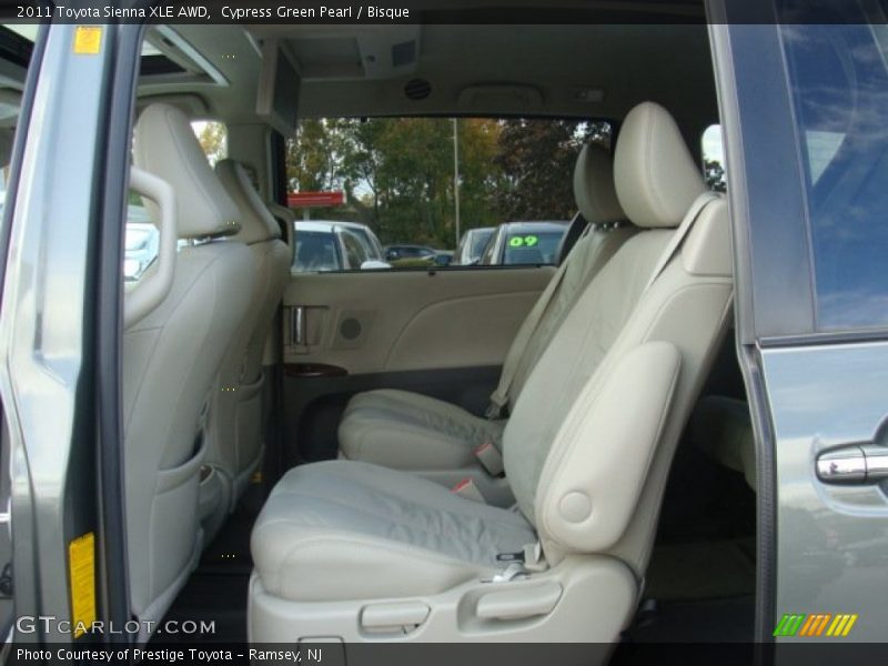 Cypress Green Pearl / Bisque 2011 Toyota Sienna XLE AWD