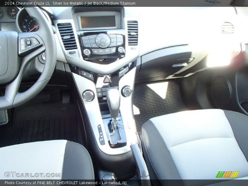 Silver Ice Metallic / Jet Black/Medium Titanium 2014 Chevrolet Cruze LS