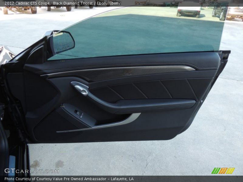 Black Diamond Tricoat / Ebony/Ebony 2012 Cadillac CTS Coupe