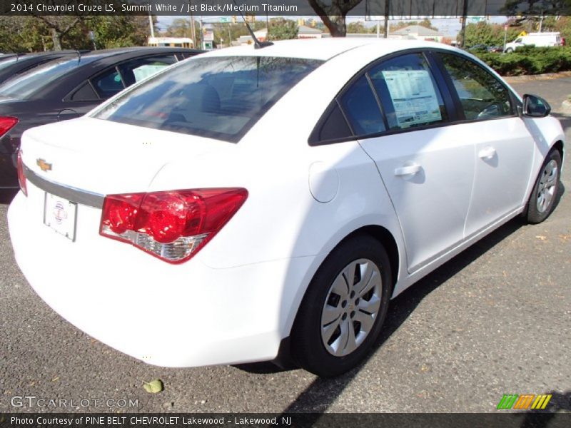 Summit White / Jet Black/Medium Titanium 2014 Chevrolet Cruze LS