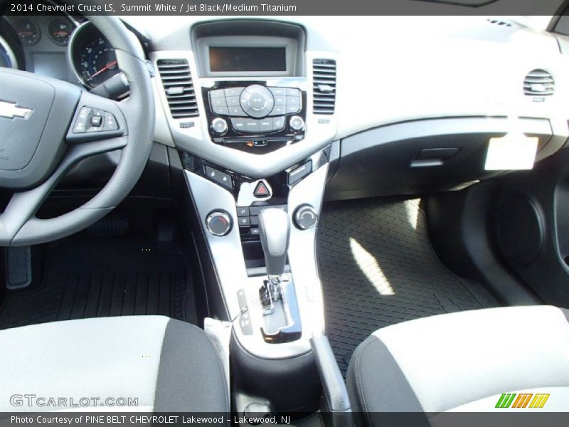Summit White / Jet Black/Medium Titanium 2014 Chevrolet Cruze LS