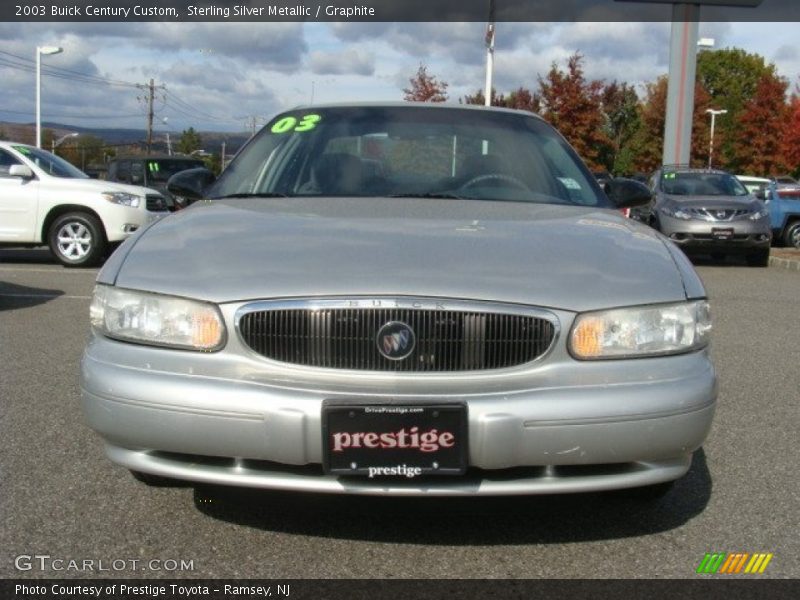 Sterling Silver Metallic / Graphite 2003 Buick Century Custom