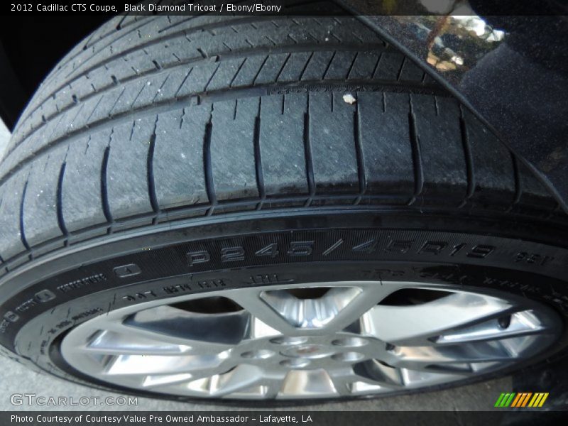 Black Diamond Tricoat / Ebony/Ebony 2012 Cadillac CTS Coupe
