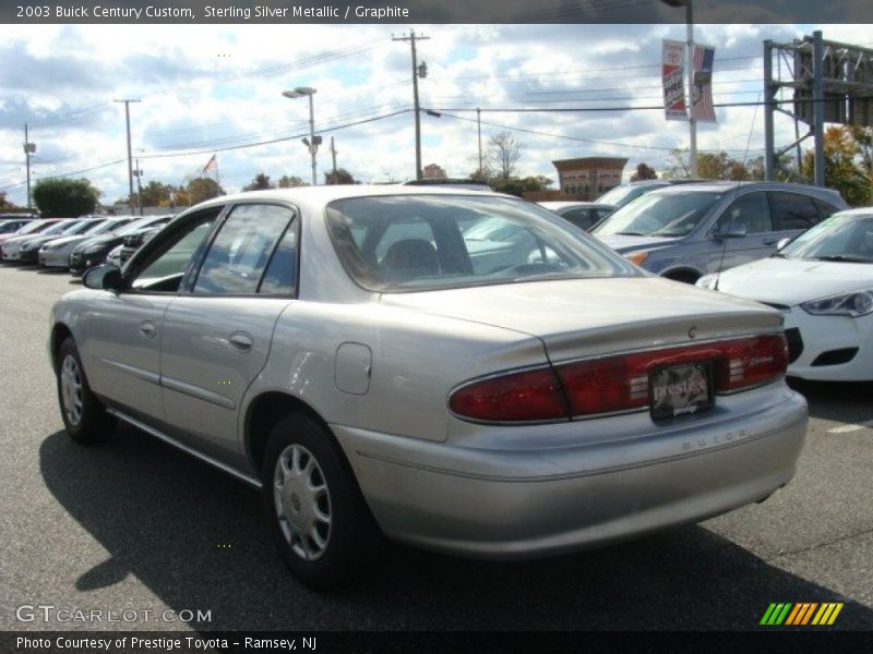 Sterling Silver Metallic / Graphite 2003 Buick Century Custom