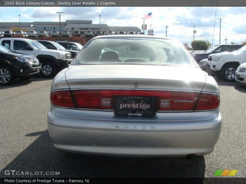 Sterling Silver Metallic / Graphite 2003 Buick Century Custom