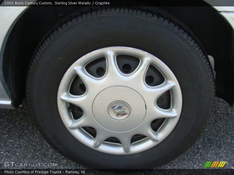 Sterling Silver Metallic / Graphite 2003 Buick Century Custom