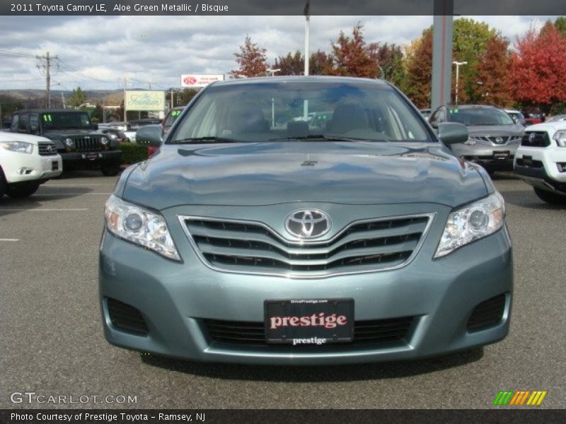 Aloe Green Metallic / Bisque 2011 Toyota Camry LE