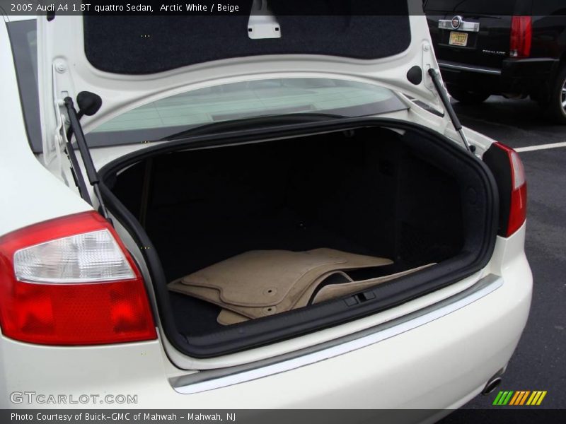 Arctic White / Beige 2005 Audi A4 1.8T quattro Sedan