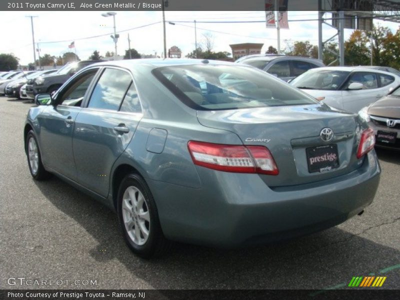 Aloe Green Metallic / Bisque 2011 Toyota Camry LE