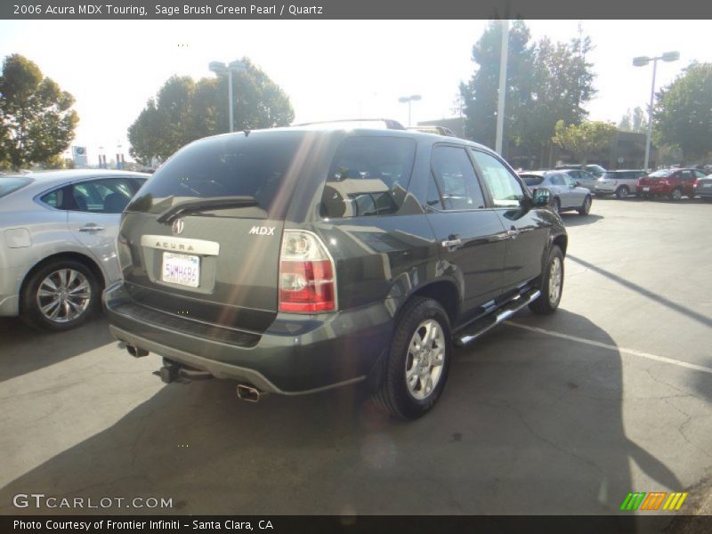 Sage Brush Green Pearl / Quartz 2006 Acura MDX Touring