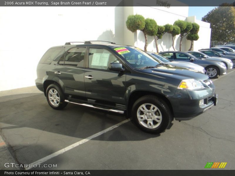 Sage Brush Green Pearl / Quartz 2006 Acura MDX Touring