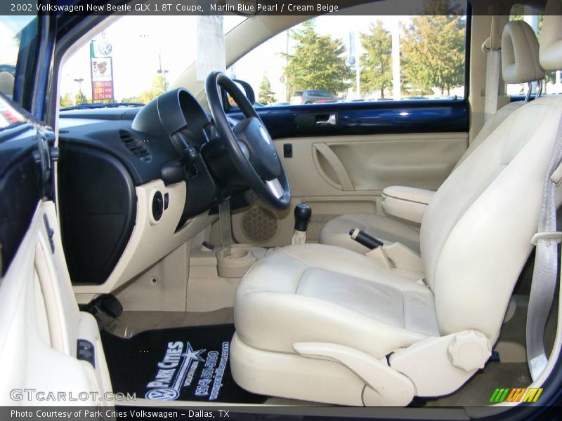 Marlin Blue Pearl / Cream Beige 2002 Volkswagen New Beetle GLX 1.8T Coupe
