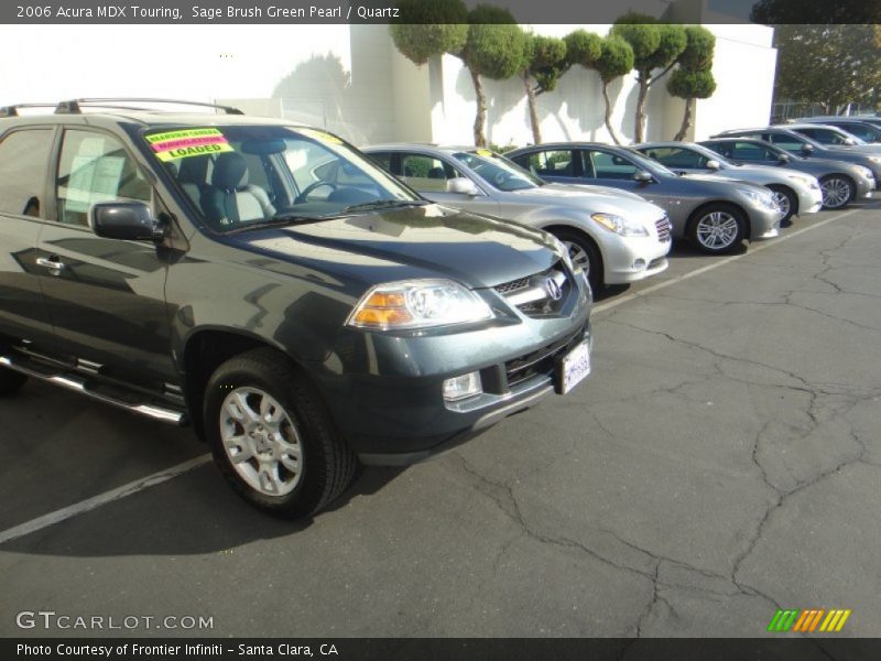 Sage Brush Green Pearl / Quartz 2006 Acura MDX Touring