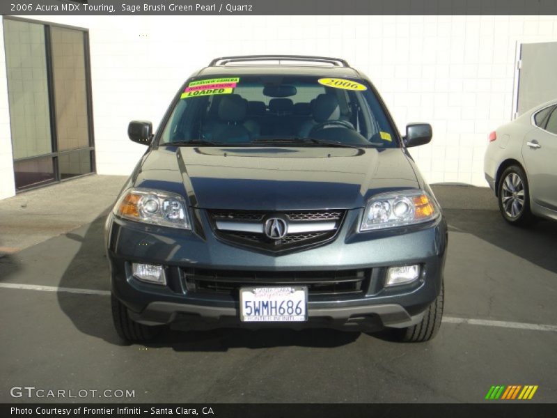 Sage Brush Green Pearl / Quartz 2006 Acura MDX Touring