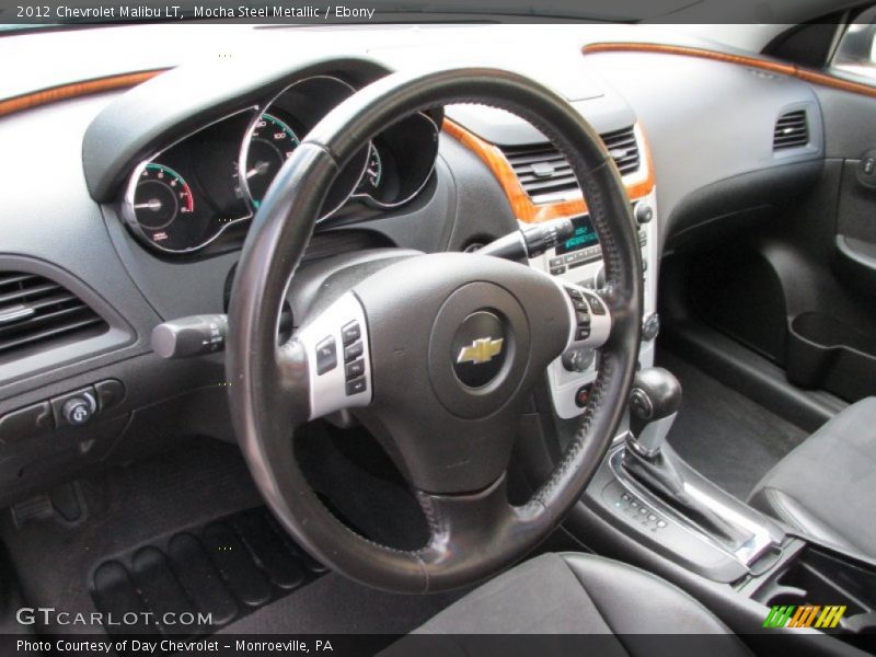 Mocha Steel Metallic / Ebony 2012 Chevrolet Malibu LT