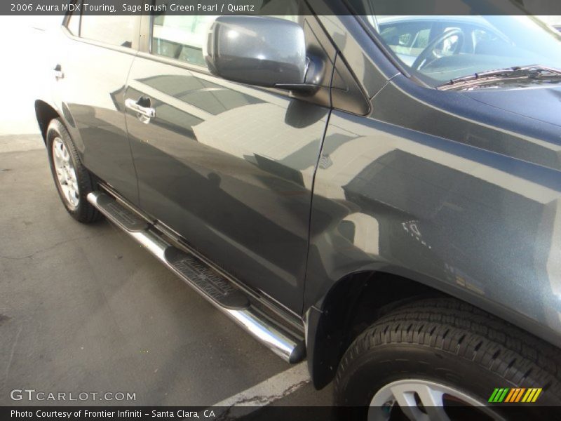 Sage Brush Green Pearl / Quartz 2006 Acura MDX Touring
