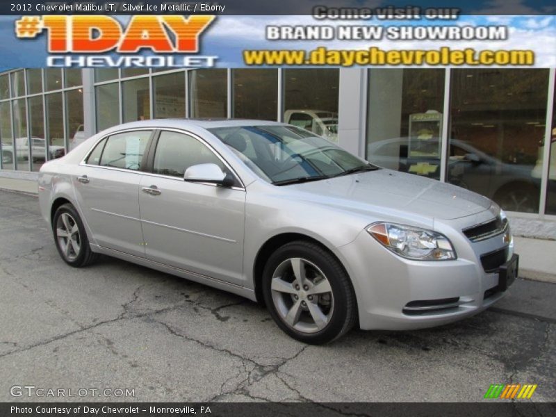 Silver Ice Metallic / Ebony 2012 Chevrolet Malibu LT
