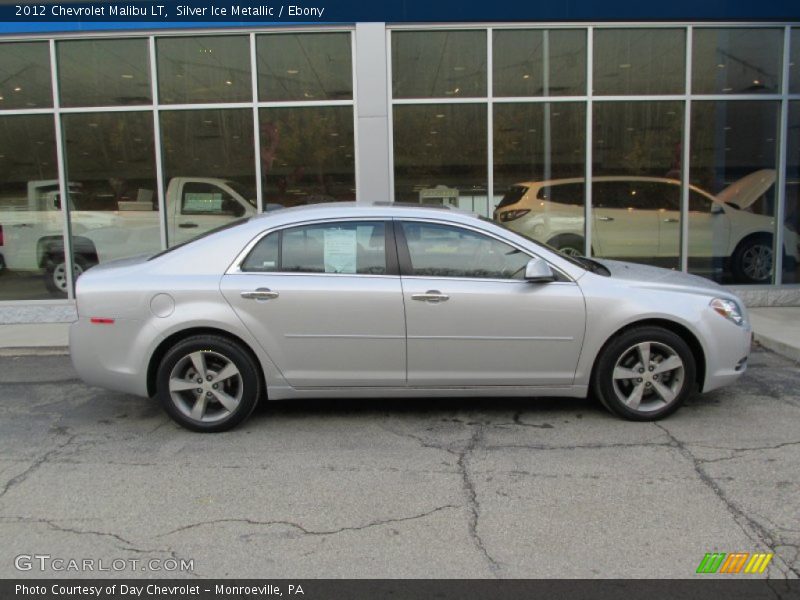 Silver Ice Metallic / Ebony 2012 Chevrolet Malibu LT