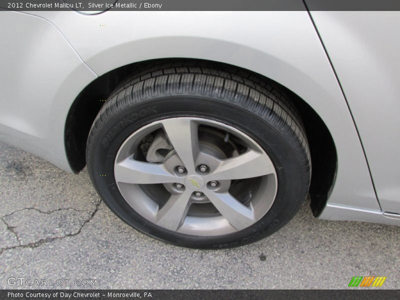Silver Ice Metallic / Ebony 2012 Chevrolet Malibu LT