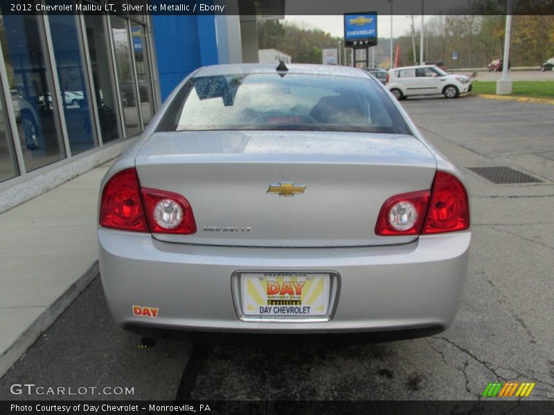 Silver Ice Metallic / Ebony 2012 Chevrolet Malibu LT