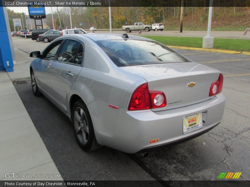Silver Ice Metallic / Ebony 2012 Chevrolet Malibu LT