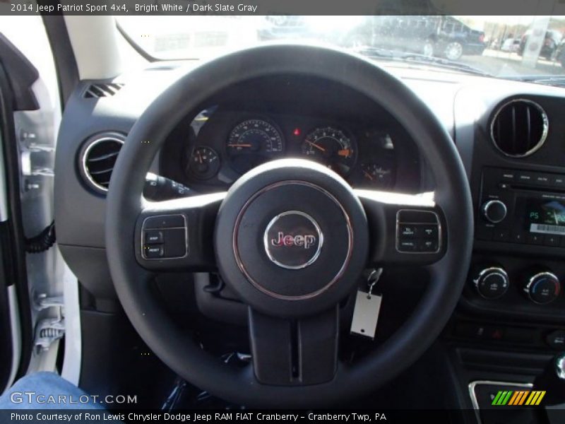 Bright White / Dark Slate Gray 2014 Jeep Patriot Sport 4x4