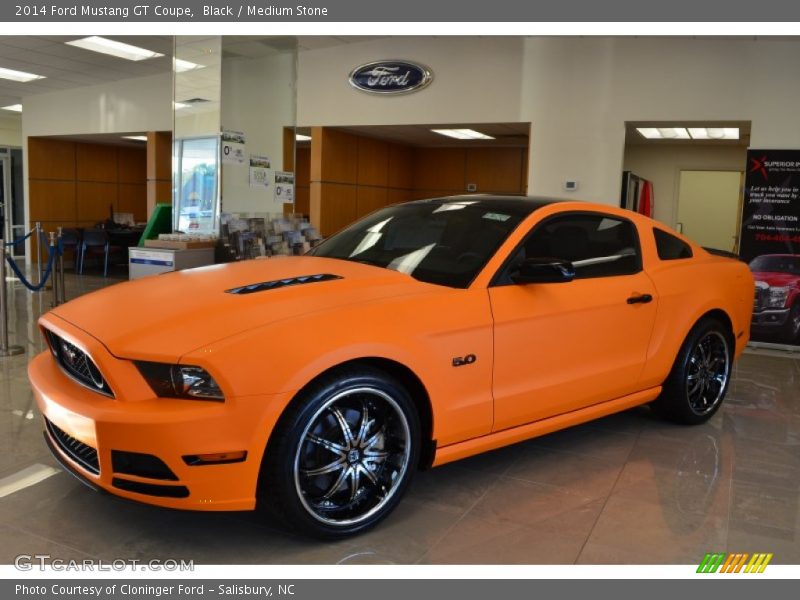 Matte Orange Wrap - 2014 Ford Mustang GT Coupe