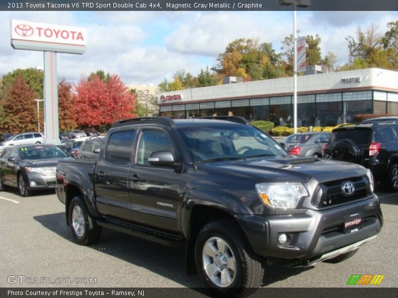 Magnetic Gray Metallic / Graphite 2013 Toyota Tacoma V6 TRD Sport Double Cab 4x4