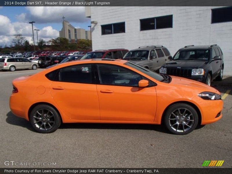  2014 Dart SXT Header Orange